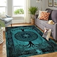 thumbnail image 3 of Celtic Tree of Life Rug Carpet Outdoor Home Decorative Area Rug Bedroom Area Rug Hallway Bedroom Bathroom Outdoor Living Room Décor Area Rug Rectangle Area Rug, 3 of 5