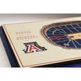 thumbnail image 4 of Arizona Wildcats 17'' x 13'' 5-Layer StadiumViews 3D Wall Art, 4 of 5