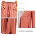 thumbnail image 4 of Pantalones casuales para mujer, pantalones anchos para mujer, pantalones holgados para mujer, pantalones anchos para mujer, funcionalidad de alta precisión, 4 of 4