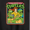thumbnail image 3 of Teenage Mutant Ninja Turtles - Retro Group April - Toddler & Youth Crewneck Fleece Sweatshirt, 3 of 5