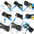 thumbnail image 7 of axGear RJ45 Crimp Tool Pass Through Cat5 Cat5e Cat6 Crimping Tool for RJ45/RJ12 Regular, 7 of 7