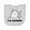 AC-Heather Grey, variant on Inktastic I'm Teething Cute Shark Newborn Bib