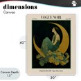 thumbnail image 4 of Stupell Industries Art Deco Draped In Moon Silk Canvas Art, 30 x 40, by A Barefoot Stylist, 4 of 8