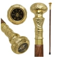 thumbnail image 2 of Bastón de Caminata FYNJREX con Brújula para Viajeros, Plegable, 91 cm, 2 of 9