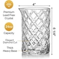 thumbnail image 2 of 2 Pack Crystal Cocktail Mixing Glass, 22Oz Thick Bottom Seamless Bar Mixing Pitcher, Professional Quality, 2 of 6