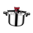 thumbnail image 3 of DimyFew Pressure Cooker 316 Stainless Steel Mini Pot Rice Cooker Camping Pressure Canner Nonstick Surface User Friendly Lid Suitable for Home Cooking Camping Use 6L, 3 of 8