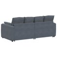 thumbnail image 5 of vidaXL Modular Sofa Dark Grey, 5 of 6