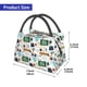 thumbnail image 2 of Fotbe Back To School A Bolsa Térmica Portátil con Estampado, Bolsa de Entrega de Alimentos Aislada, Bolsa Reutilizable de Gran Capacidad para Comidas y Supermercado, 2 of 6