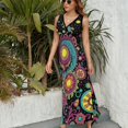 thumbnail image 3 of Paisley Print Vestido Sin Mangas , Vestidos De Lujo Para Ocasiones Oficiales, 3 of 5