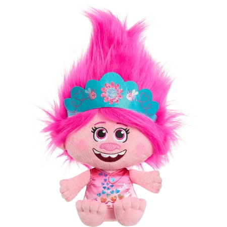 Trolls Valentine Poppy Plush, Kids Toys for Ages 3 Up, Gifts and Presents