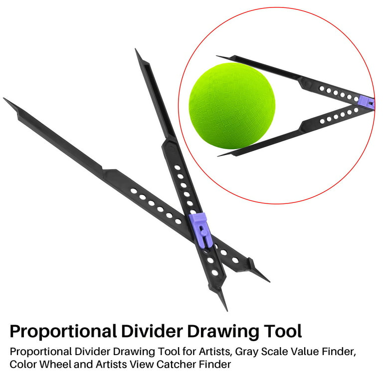 Proportional Divider Drawing Tool by Pixiss Gray Scale Value Color Whe —  Grand River Art Supply