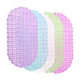 thumbnail image 1 of 5 alfombrillas antideslizantes de PVC para baño, bañera, inodoro, ducha, suelo con ventosas para casa, hotel (color rosa, azul, verde, morado y blanco, 1 unidad), 1 of 5
