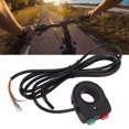 thumbnail image 3 of Motorcycle Horn Headlight Switch, Plastic Shell Easy To Install Protective Inner Cable Bicycle Headlight Horn Switch  for Scooter, 3 of 8