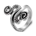 thumbnail image 1 of Anillos para mujer, regalos para mujer, temperamento, viento frío, personalidad, búho hueco, anillo abierto para mujer, 1 of 5