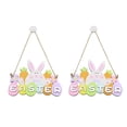 thumbnail image 1 of Día de Pascua Colgante Letras de madera Signos Regalos Rabbit Pattern Chic Wall Mount Decoración para el hogar Scrapbooking Tags Festival Inevent HA028582-00, 1 of 7