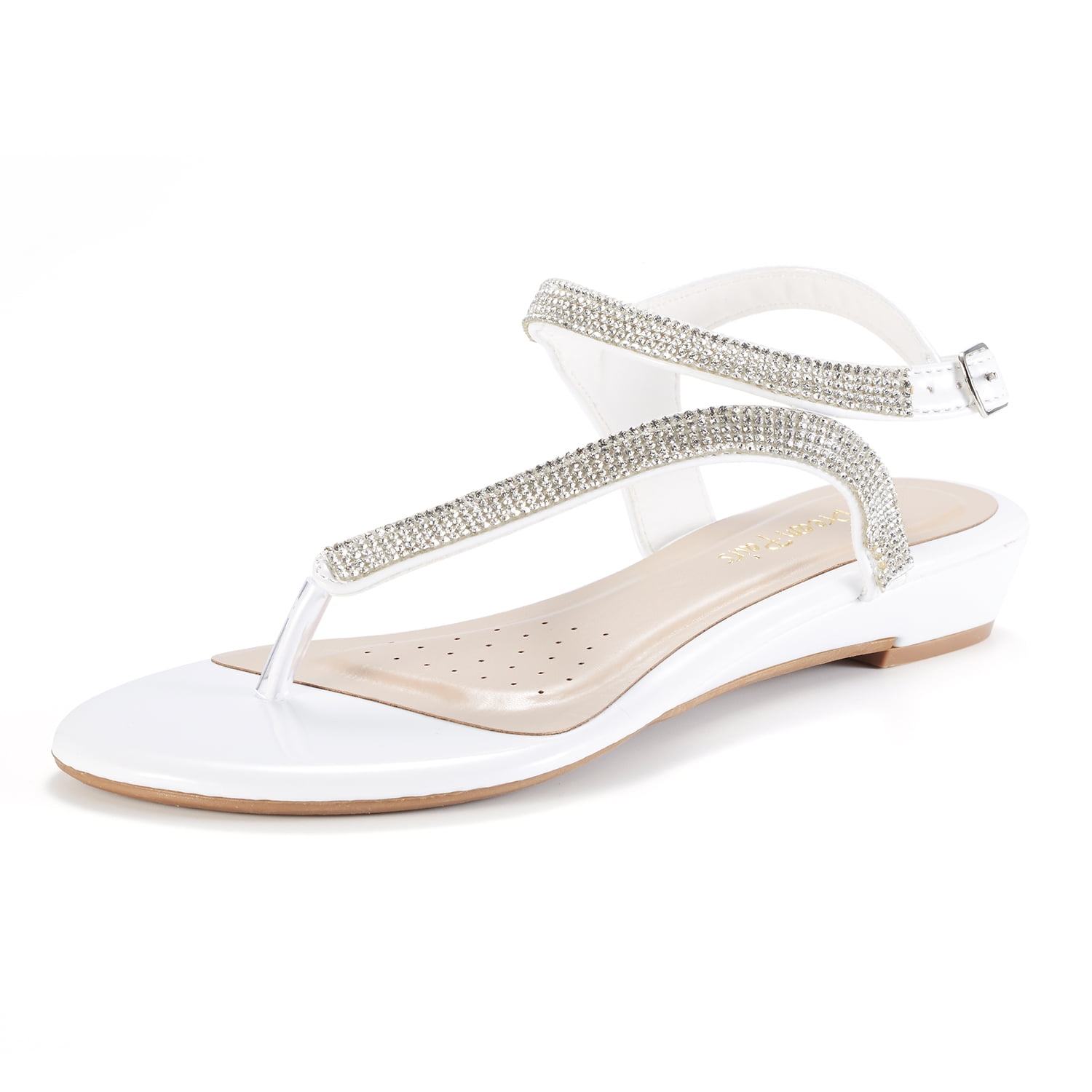 small wedge flip flops