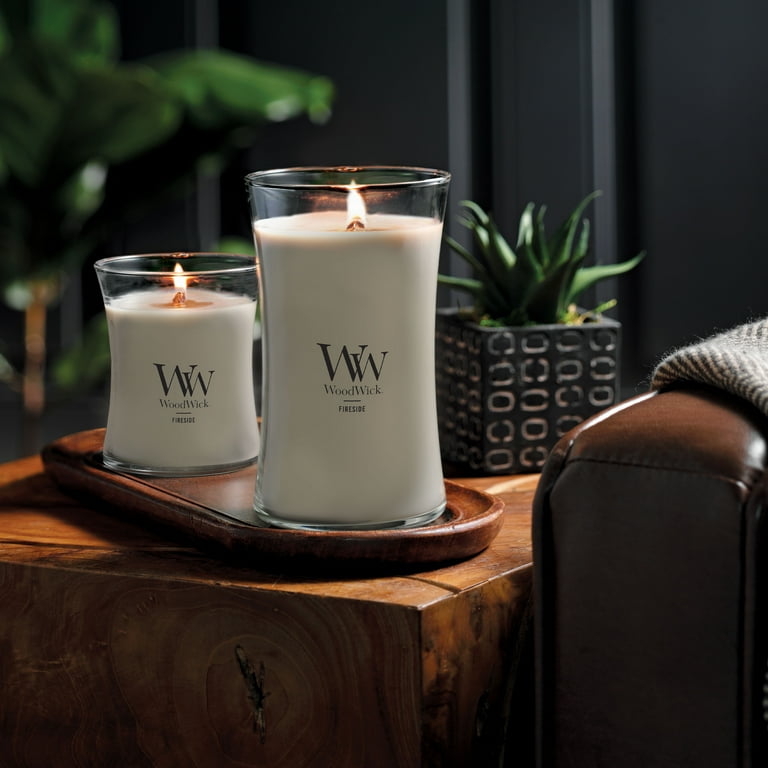 WoodWick Medium Hourglass Scented Candle Fireside 9.7 oz