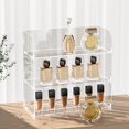 thumbnail image 2 of Acrylic Display Rack Stand Risers Shelf Jewelry Holders Doll Perfume 20cmx10cmx20cm Doll Perfume Glasses 2Tier, 2 of 9