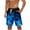 Blue, variant on ZCFZJW 3D Flame Novelty Print Beach Shorts for Men Big and Tall Regular Fit Casual Drawstring Elastic Waist Bathing Suit Lightweight Hawaiian Swim Trunks with Pockets Blue XXL