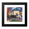thumbnail image 2 of Alexander Konstantinovich Bogomazov 13x12 Black Modern Framed Museum Art Print Titled - Cart, 2 of 5