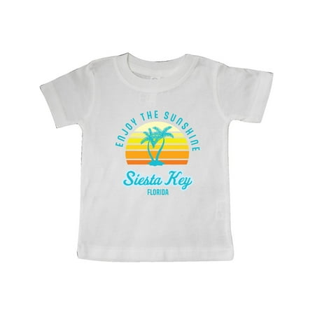 

Inktastic Summer Enjoy the Sunshine Siesta Key Florida in Blue Gift Baby Boy or Baby Girl T-Shirt