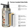 thumbnail image 2 of Spooky 32oz Halloween Tumbler with Lid and Straw – Double Wall Stainless Steel Insulated Coffee Travel Mug – Ghost Skull Pumpkin Cup Gift for Women Men Girls, 2 of 5