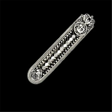 Judaica Kingdom BZ-MZ-J091L Sterling Silver Mezuzahs