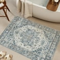 thumbnail image 4 of SIXHOME 2'x3' Small Entry Rug Door Mat Machine Washable Rug Vintage Medallion Door Rug for Entryway Welcome Mat Kitchen Rug Bathroom Rug Bedroom Rug Indoor Retro Home Decor Blue, 4 of 7
