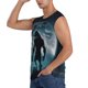 thumbnail image 3 of Balery Moon Wolf Warrior Camisetas sin mangas para hombre, absorbe la humedad y protege contra el mal olor.-Small, 3 of 7