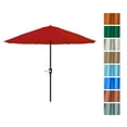 thumbnail image 4 of Pure Garden 9FT Outdoor Vented Patio Umbrella with Easy Crank (Red), 4 of 6