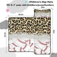 thumbnail image 5 of Leopard Print and Baseballs Pattern Toddler Nap Mats for Kids Preschool,Sleeping Mat Bag or Kids,Toddler Sleeping Bag,Toddler Nap Mat or Daycare, 5 of 6