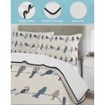 thumbnail image 4 of Twin XL Size Down Alternative Comforter, Lightweight Comforter Quilt Bedding Set with Pillow Shams All Seasons Bed Comforter Duvet Insert 68"x98", 4 of 7