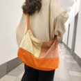thumbnail image 4 of CoCopeaunts Women Men Canvas Tote Bag Large Hobo Bag Chic Long Shoulder Bag Women Purses Slouchy Students Crossbody Bag, 4 of 7