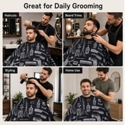 Barber Cape with Snap Closure, Nylon Hair Cutting Cape for Hairdressing, Styling and Home Use, TIKA