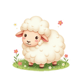 thumbnail image 5 of cartoon Sheep Stickers, Waterproof Sheep Sticker for Water Bottle Laptop Phone Cases Planner Skateboard Luggage Helmet Party Favor Decor, Ideal for Adults Teens Teacher Rewards, 5 of 8