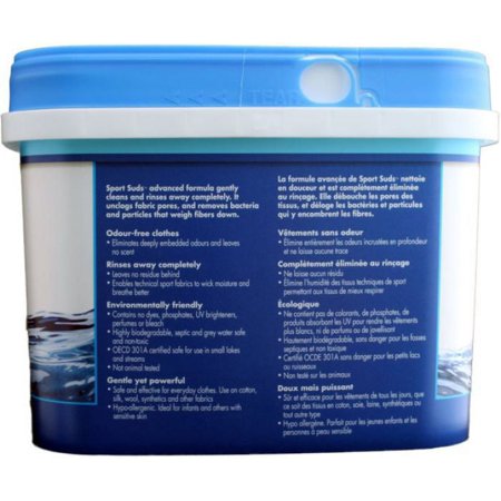Sport Suds Detergent, 1.8 kg Tub, 140  Loads