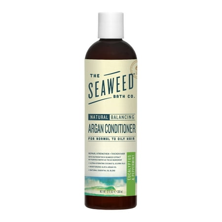 The Seaweed Bath Co Argan Conditioner, Balancing Eucalyptus & Peppermint, 12