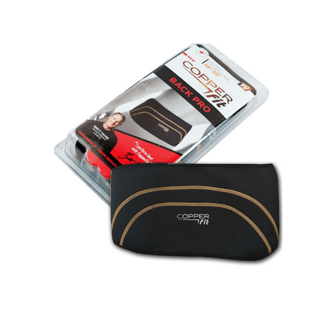 Copper Fit Back Pro As Seen On TV Compression Lower Back Support Belt Lumbar (Size:L)