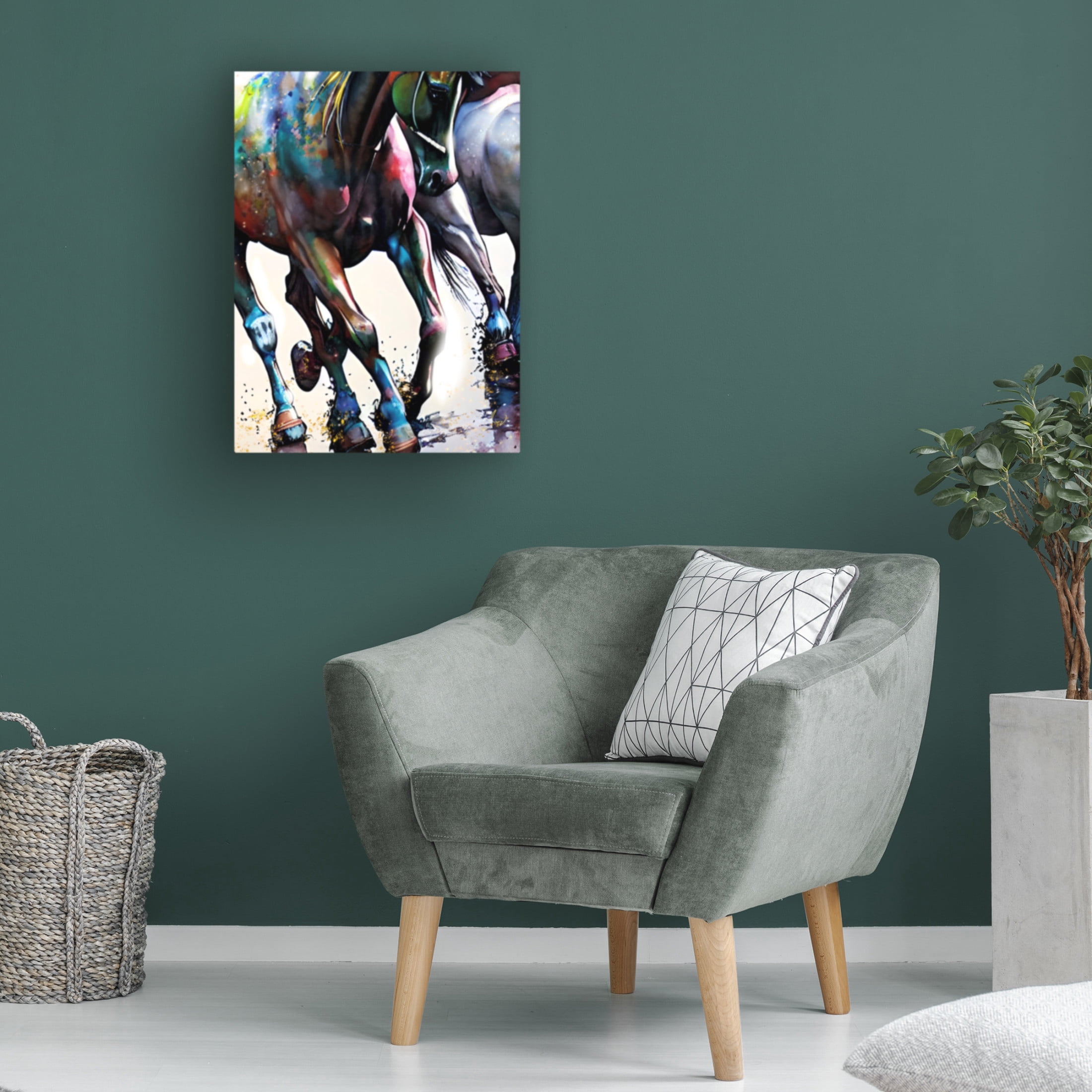 Trademark Fine Art Ruth Day Galloping Canvas Wall Art