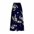 thumbnail image 4 of WXLWZYWL Maxi Skirts for Women Ankle Length Skirt Casual Long Skirt High Waisted Maxi Skirt Reg and Plus Size Skirt Long Skirt with Pockets, 4 of 5