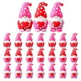 thumbnail image 4 of Danhjin Valentine Gnomes, Mini Rubber Gnome Statues for Valentines Party Decorations and Gift Giving, 4 of 9