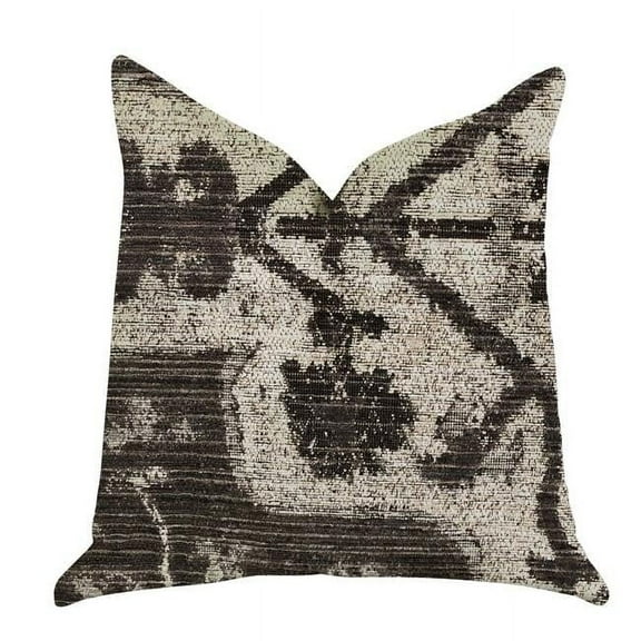 Metro Pulse Beige & Grey Tones Luxury Throw Pillows, 20 x 26 in. Standard