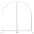 thumbnail image 2 of 6ft Wedding Archs Metal Large Backdrop Stand for Garden Arbor Wedding Birthday Party Baby Shower Decoration, White, 2 of 9