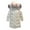 White, variant on Children's Winter Down For Girls Korean Colorful Mid Length Thickened Coat For Middle And Large Children And Boys