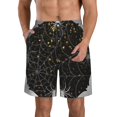 thumbnail image 1 of Fotbe Spiderweb Bats And A Spider Trajes de Baño Estampados para Hombre, Shorts de Verano de Secado Rápido, Ropa de Playa, Bañadores-3X-Large, 1 of 6