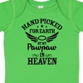 thumbnail image 4 of Inktastic Handpicked for Earth by My Pawpaw in Heaven with Angel Wings Boys or Girls Baby Bodysuit, 4 of 5