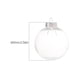 thumbnail image 5 of Bola de plastico Irfora Adornos navideños Bola transparente de 6 cm / 2,36 pulgadas Bola de decoración transparente de plástico DIY Adornos rellenables para festivales de banquete de boda Irfora Bola de plastico, 5 of 7