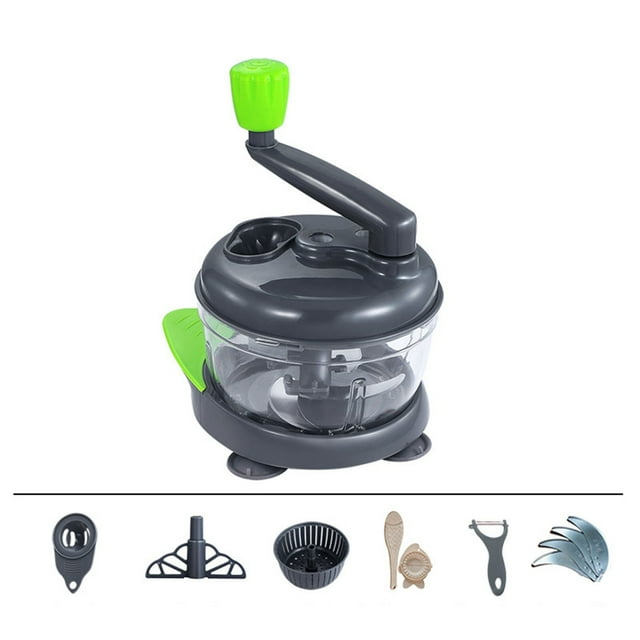 High Capacity Manual Meat Grinders Vegetable Plastic Stand Pepper Food Chopper Meat Grinder Tools Kitchen Supplies ,Easy Installation
