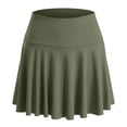 thumbnail image 4 of larppty High Waisted Tennis Skirt for Women Skorts Skirts with Pockets Casual Modest Long Golf Athletic Running（AG， M）, 4 of 8