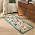 thumbnail image 1 of DSKOGYEM Green 6x9 Area Rugs, Non-Slip Soft Vintage Floral Rug, Low Pile Washable Living Room Rugs, Boho Large Rug for Bedroom, Farmhouse, Dining Room, Nursery, 1 of 8